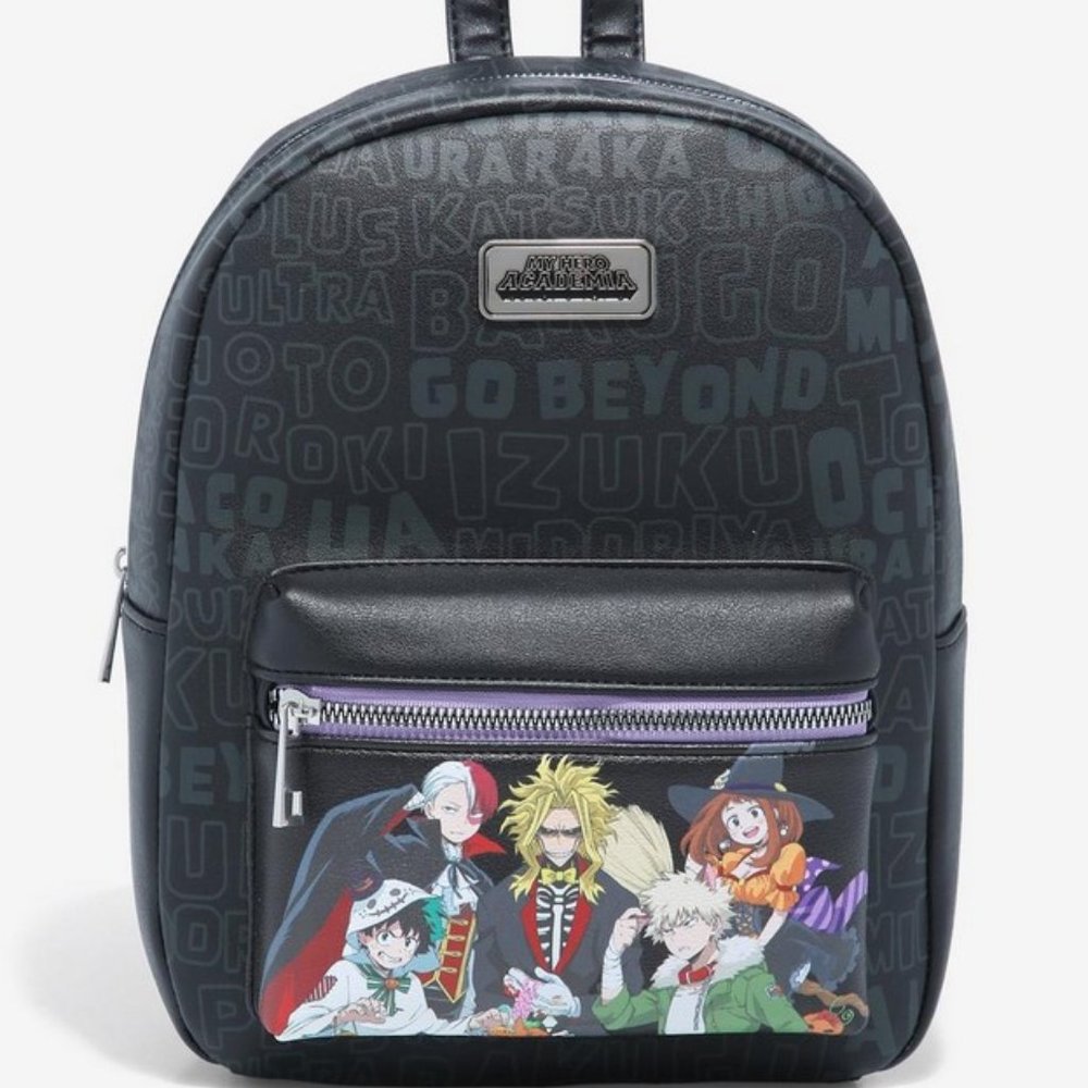 hot topic my hero halloween mini backpack NWT